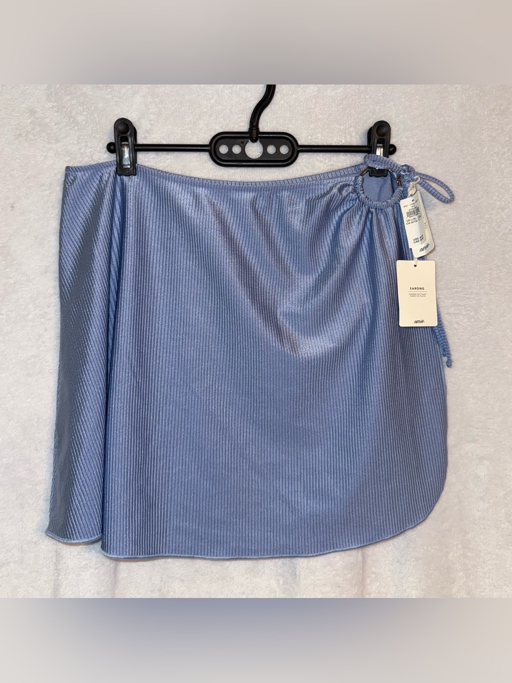 NWT Aerie periwinkle size L/XL blue sarong swim skirt